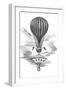 Balloon And Parachute-Science, Industry and Business Library-Framed Premium Photographic Print