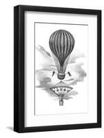 Balloon And Parachute-Science, Industry and Business Library-Framed Photographic Print