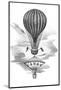 Balloon And Parachute-Science, Industry and Business Library-Mounted Photographic Print