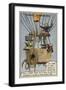 Balloon Ascent to 10,000 Metres by Glaisher and Coxwell, 1862-null-Framed Premium Giclee Print