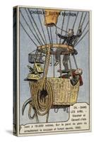 Balloon Ascent to 10,000 Metres by Glaisher and Coxwell, 1862-null-Stretched Canvas