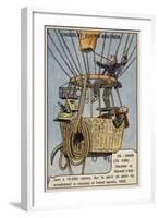 Balloon Ascent to 10,000 Metres by Glaisher and Coxwell, 1862-null-Framed Giclee Print