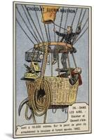 Balloon Ascent to 10,000 Metres by Glaisher and Coxwell, 1862-null-Mounted Giclee Print