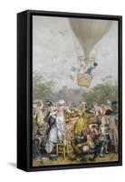 Balloon Ascent-Frederik Hendrik Kaemmerer-Framed Stretched Canvas