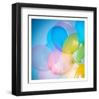 Balloon Balloons 1-Sonia Quintero-Framed Art Print