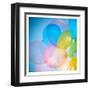 Balloon Balloons 1-Sonia Quintero-Framed Art Print