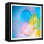 Balloon Balloons 1-Sonia Quintero-Framed Stretched Canvas