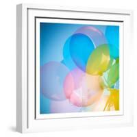 Balloon Balloons 1-Sonia Quintero-Framed Art Print