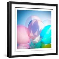 Balloon Balloons 3-Sonia Quintero-Framed Art Print