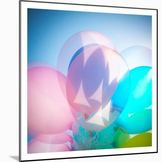 Balloon Balloons 3-Sonia Quintero-Mounted Art Print