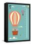 Balloon Cartoons ,Meter Wall or Height Meter from 50 to 180 Centimeter,Vector Illustrations-isaree-Framed Stretched Canvas