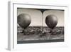 Balloon Corps on Ground Soon to Ascend-null-Framed Photographic Print