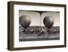 Balloon Corps on Ground Soon to Ascend-null-Framed Photographic Print