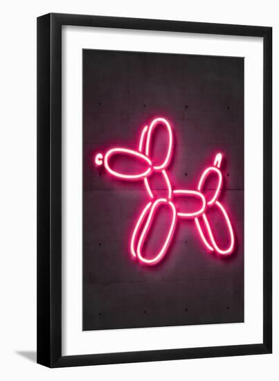 Balloon dog-O.M.-Framed Giclee Print