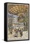 Balloon Flight of Andreani, Milan, 1784-null-Framed Stretched Canvas