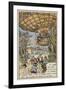 Balloon Flight of Andreani, Milan, 1784-null-Framed Giclee Print