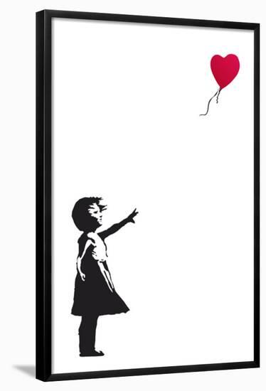 Balloon Girl Banksy-null-Framed Poster