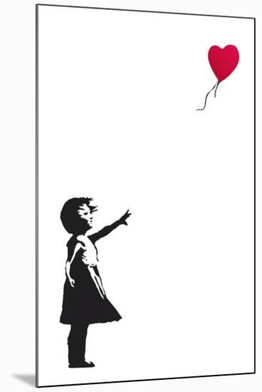 Balloon Girl Banksy-null-Mounted Poster