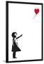 Balloon Girl Banksy-null-Lamina Framed Poster
