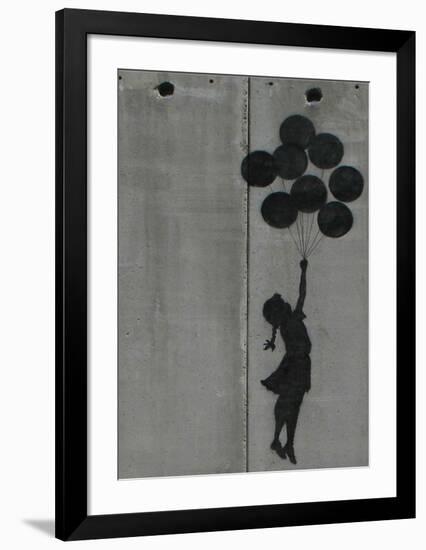 Balloon girl-Banksy-Framed Giclee Print