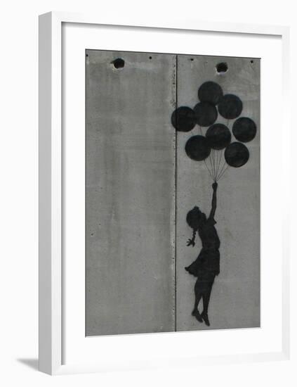 Balloon girl-Banksy-Framed Giclee Print