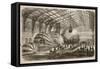 Balloon Manufactory-French-Framed Stretched Canvas