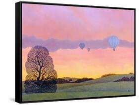 Balloon Race, 2004-Ann Brain-Framed Stretched Canvas