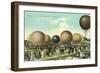 Balloon Race, Indianapolis, Indiana-null-Framed Art Print