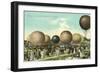 Balloon Race, Indianapolis, Indiana-null-Framed Art Print