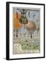 Balloon Race Setting Off from Paris, 1900-null-Framed Giclee Print