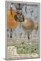 Balloon Race Setting Off from Paris, 1900-null-Mounted Giclee Print