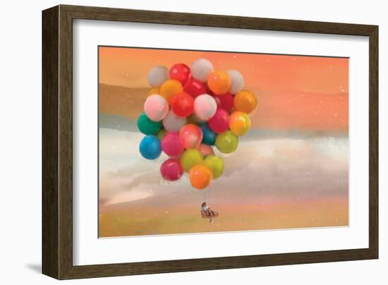 Balloon Ride-Nancy Tillman-Framed Art Print