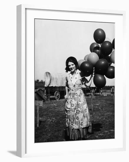 Balloon Seller-null-Framed Photographic Print