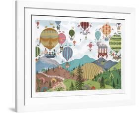 Balloon Trips-Jack Hofflander-Framed Collectable Print