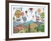 Balloon Trips-Jack Hofflander-Framed Collectable Print