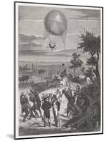 Balloon Used by the French for Reconnaisance During the Revolutionary War Notably-null-Mounted Art Print