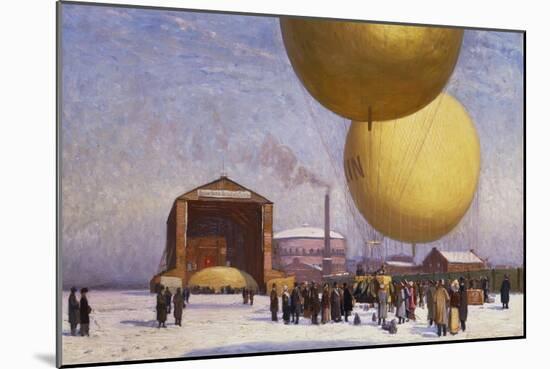 Ballooning at the Berliner Verein Fur Luftfahrt-Philipp Braumuller-Mounted Premium Giclee Print