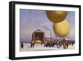 Ballooning at the Berliner Verein Fur Luftfahrt-Philipp Braumuller-Framed Giclee Print