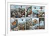 Ballooning History from 1783 to 1883-Science Source-Framed Giclee Print