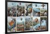 Ballooning History from 1783 to 1883-Science Source-Framed Giclee Print