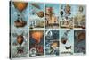 Ballooning History from 1795 to 1846-Science Source-Stretched Canvas