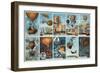 Ballooning History from 1795 to 1846-Science Source-Framed Giclee Print