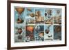 Ballooning History from 1795 to 1846-Science Source-Framed Giclee Print