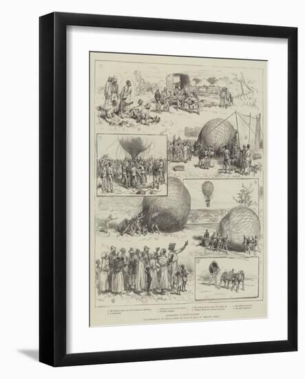 Ballooning in Bechuanaland-Julius Mandes Price-Framed Giclee Print