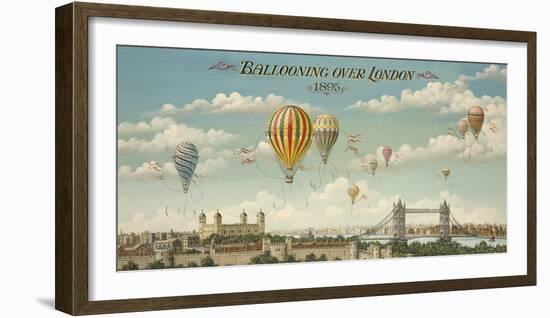 Ballooning Over London-Isiah and Benjamin Lane-Framed Giclee Print