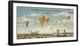 Ballooning Over London-Isiah and Benjamin Lane-Framed Giclee Print