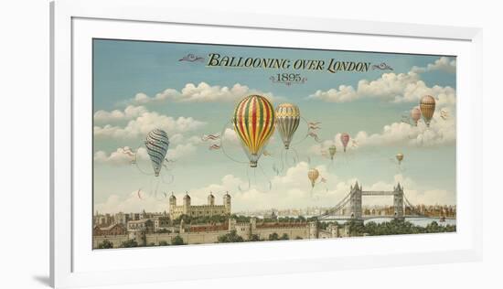 Ballooning Over London-Isiah and Benjamin Lane-Framed Giclee Print