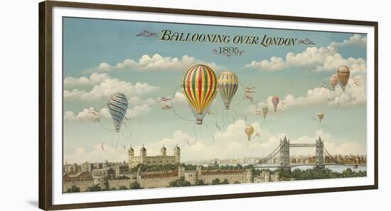 Ballooning Over London-Isiah and Benjamin Lane-Framed Giclee Print