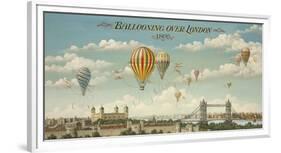 Ballooning Over London-Isiah and Benjamin Lane-Framed Giclee Print