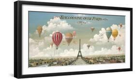 Ballooning Over Paris-Isiah and Benjamin Lane-Framed Giclee Print